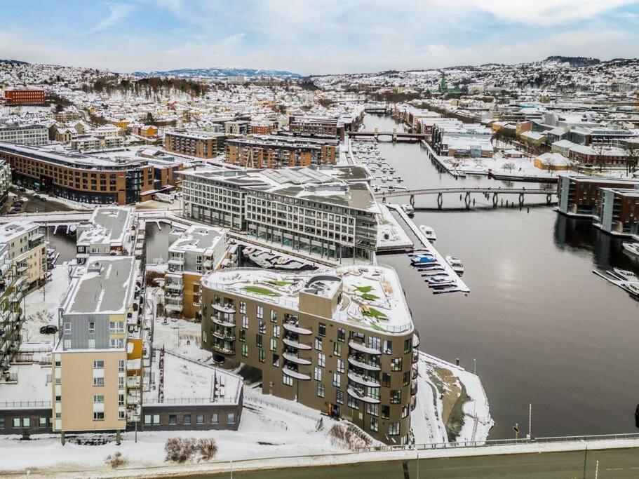 Cozy Cove At Solsiden - 2Br Familyfriendly Leilighet Trondheim Eksteriør bilde